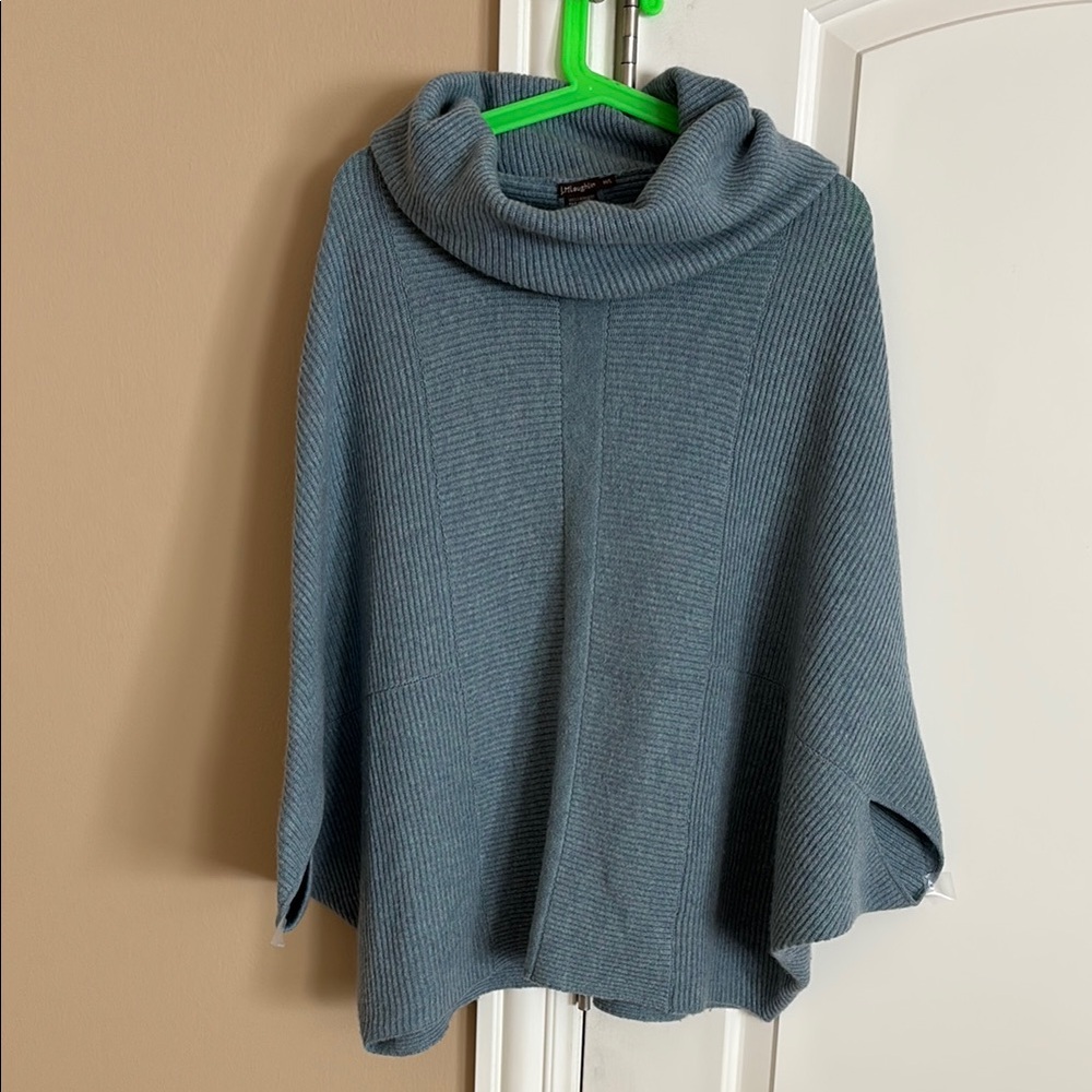 J. McLaughlin Cashmere Poncho. Size M/L.